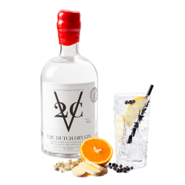 V2C Dutch Dry Gin Classic Geschenkverpakking