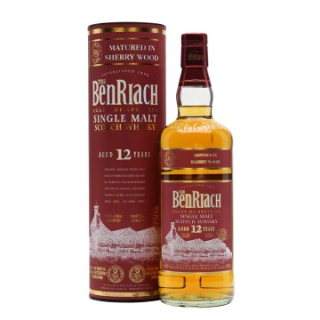 BenRiach 12 Years Old Speyside Single Malt Scotch Whisky Sherry Wood
