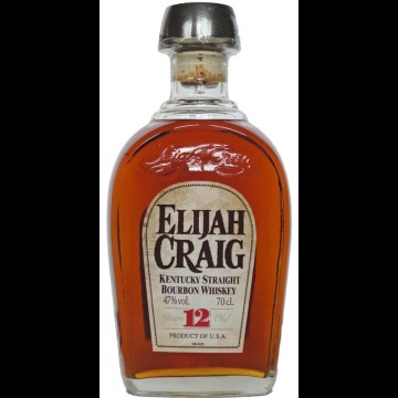Elijah Craig 12 Years Old Bourbon Kentucky Whiskey