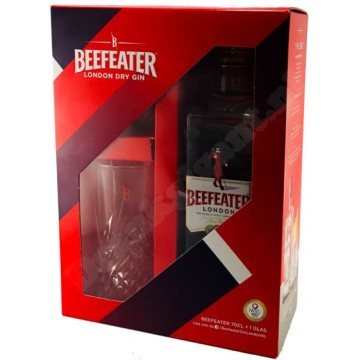 Beefeater Gin 0.70 ltr + Glas EOY